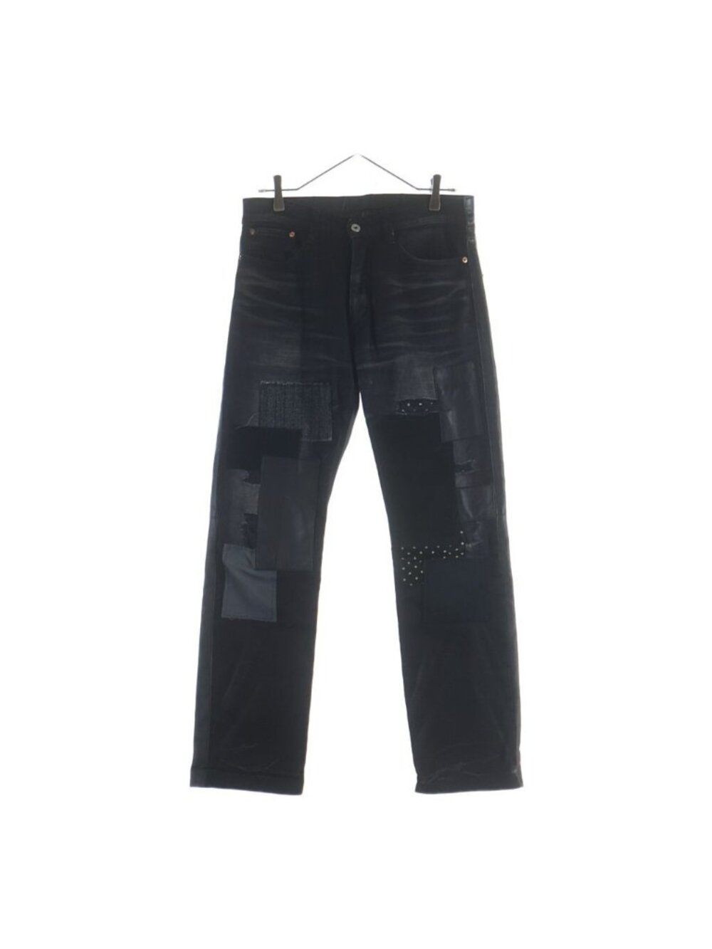 Loewe Junya Watanabe Comme Des Garcons Des Patchwa Cles the Pants Black